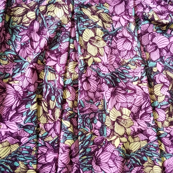 New LuLaRoe Madison skirt floral M - Picture 3 of 5